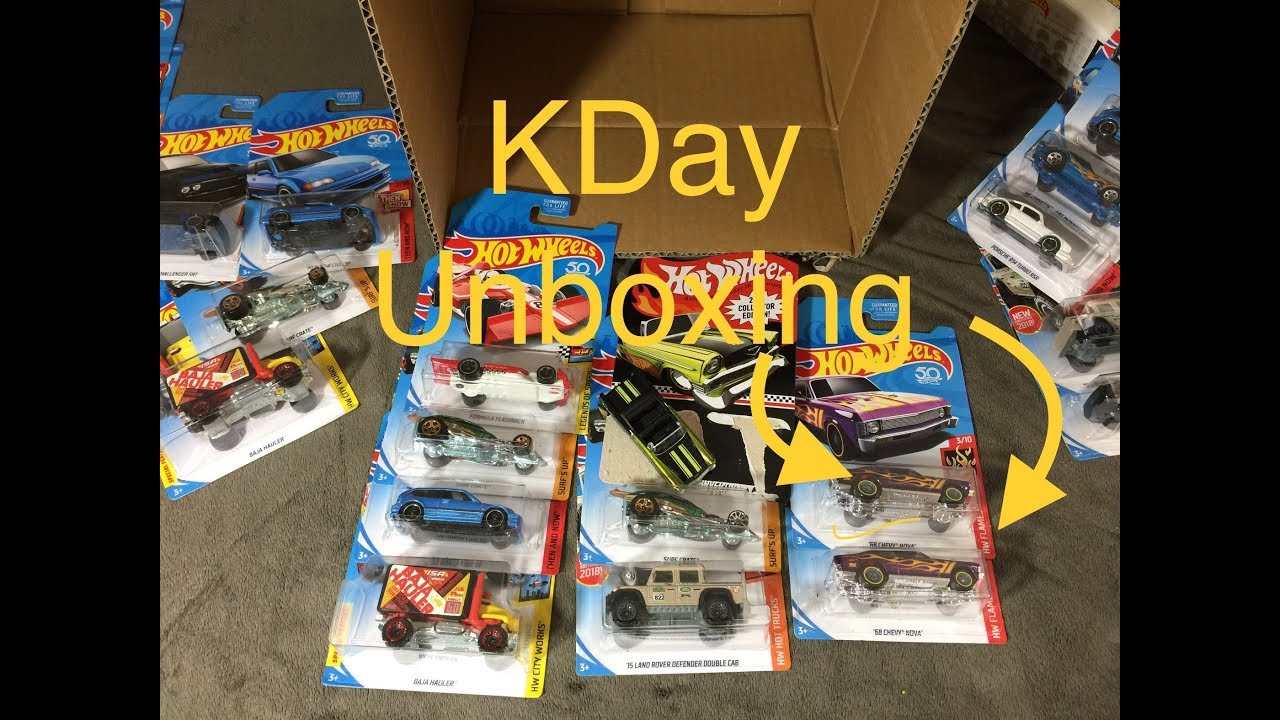 Hot Wheels KDAY Nov 2017 UNBOXING - Super x 2!!!! WOW!! race cars jersey city