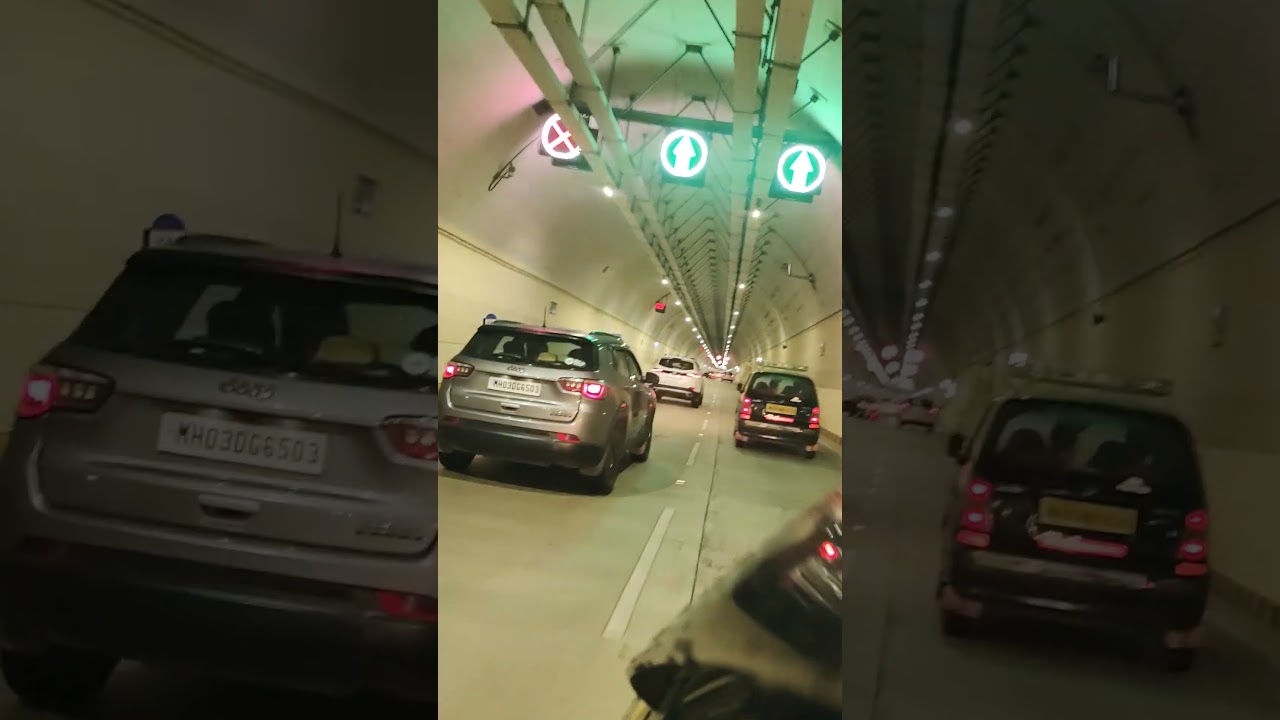 🚗🌊 Mumbai Sea Beach Tunnel – अंदर का शानदार View 😍 