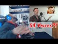 ONE GUY 54 VOICES (With Music!) Famous Singer Impressions | Reaction