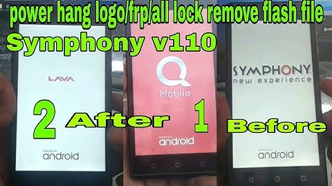 Symphony v110 frp hang logo flash file without password