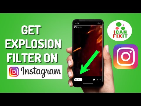 HOW TO GET EXPLOSION FILTER ON INSTAGRAM? Explosion tiktok & reels trend tutorial | New tiktok trend