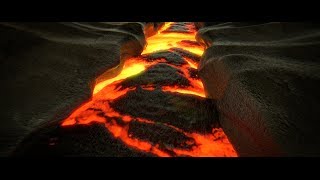 Lava River with Animated UVs