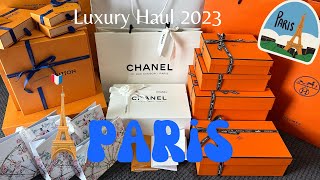My PARIS Luxury Haul 2023 - LV CHANEL HERMES DIOR