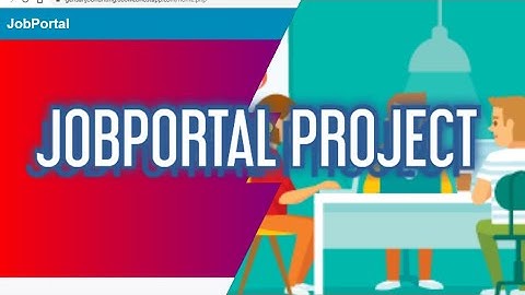 Creating a Jobportal using Php, CSS, Bootstrap, MySQL