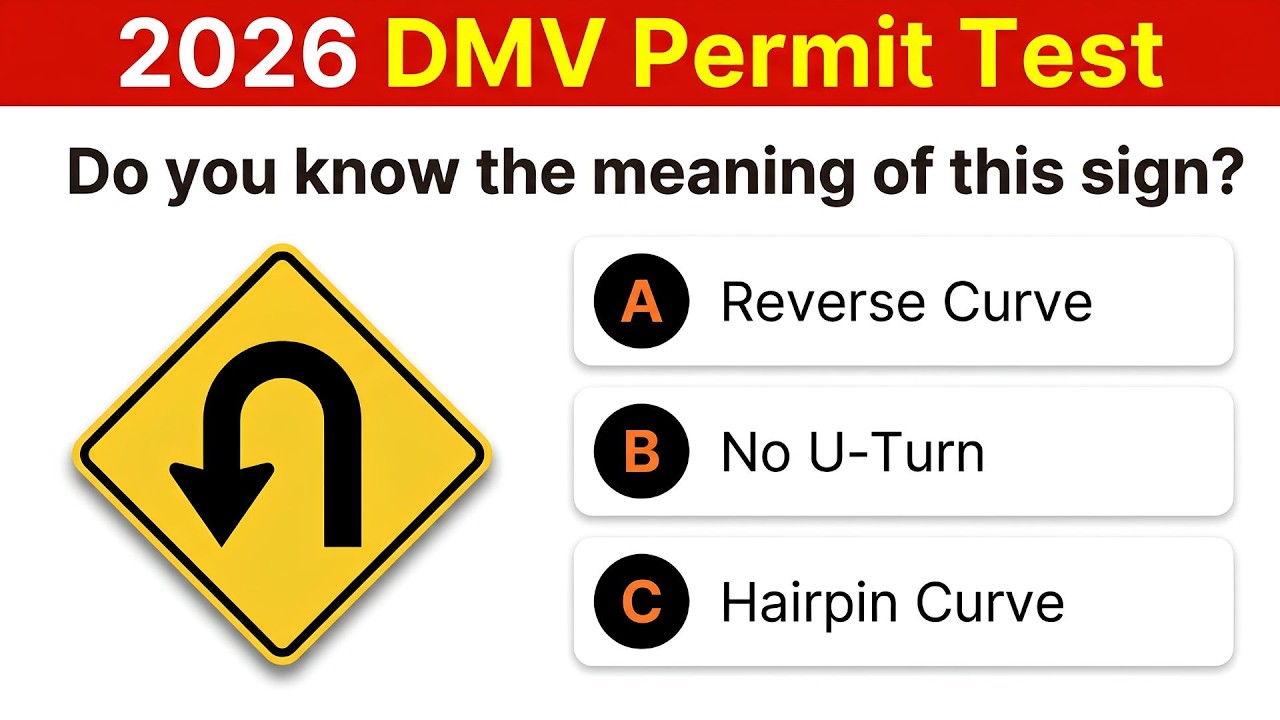 DMV Permit Test 2026 – 30 Real Questions You Must Know to Pass ...