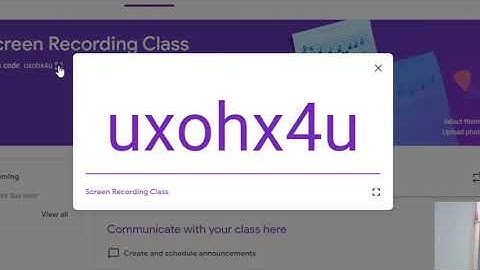 Google Classroom How to Start Class and Add Students