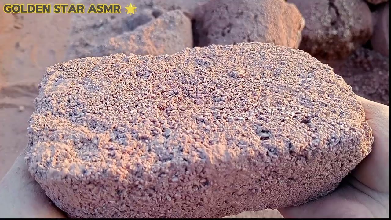 Black White Grainy Mix Pink sand Dry Floor crumbling🔥🥵@GoldenStarAsmr