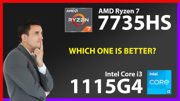 AMD Ryzen 7 7735HS vs INTEL Core i3 1115G4 Technical Comparison
