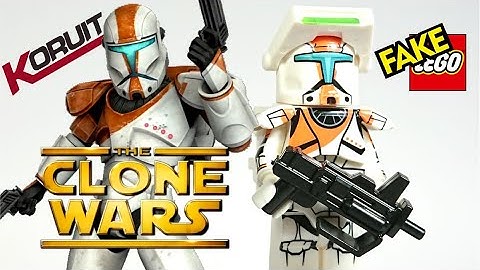 Unofficial Lego Clone Commando RC-1138 Boss Clone Wars Custom minifigure by KORUIT XP 377