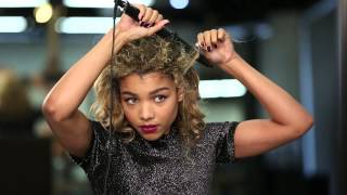 how-to hair | disco luxe | ghd creative curl wand
