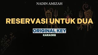 [KARAOKE] Nadin Amizah - Reservasi Untuk Dua (ORIGINAL KEY)