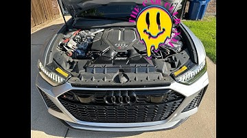 C8 RS6 APR Intake Install and Drive