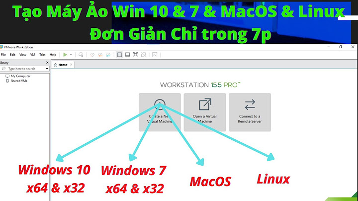 Hướng dẫn cài máy ảo vmware 1o