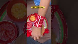 New design designer beautiful silver Rakhi with 65%discount on instant order #ytshorts #shortsfeed ￼