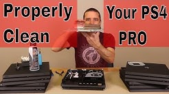 PS4 Pro Proper Cleaning - Vents, Fan and Heatsink Cleaning Tips 