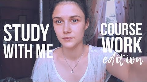 STUDY WITH ME ☾ WRITING MY COURSEWORK
