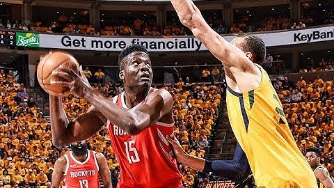 Clint Capela at Jazz (2018 WCSF Game 4) - 12 Pts, 15 Rebs, 6 Blks, DOMINANT!
