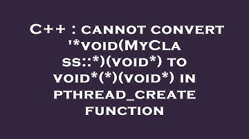 C++ : cannot convert 