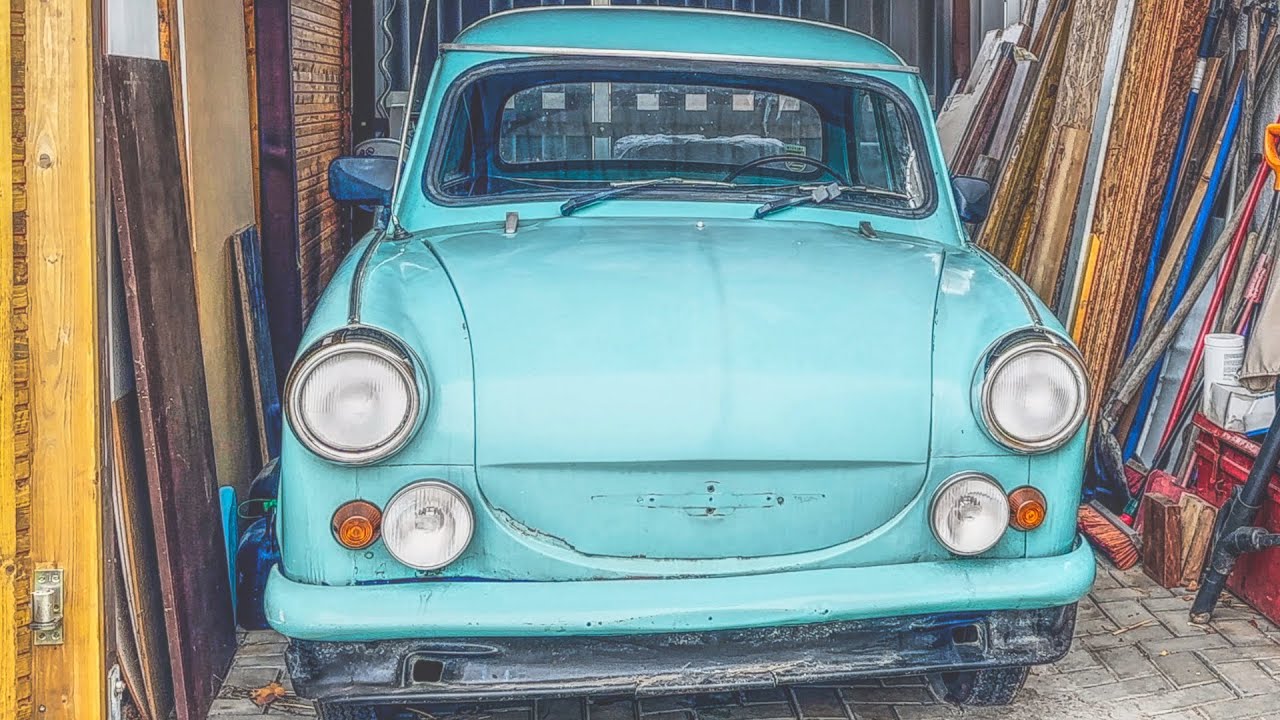 Trabant P50 Scheunenfund erster Motor Start