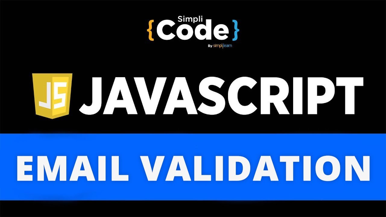 Email Validation In JavaScript | JavaScript Email Validation Using Regular Expressions | SimpliCode