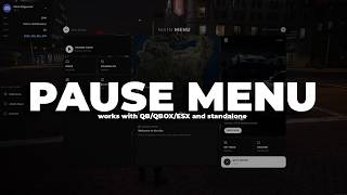 [FiveM] Pause Menu - Quick Buttons/Rules/Changelog [QB/QBOX/ESX]