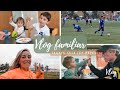 Vlog familiar / partido de fútbol, se van a penales / Sábado sola con hijos