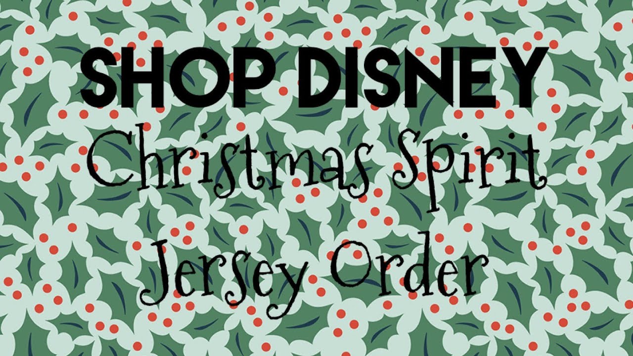 Shop Disney Christmas Spirit Jerseys Order