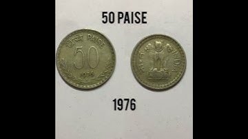 Coins Collection | Part-3 | Evolution of 50 paise .