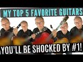 My top 5 favorite guitars i own  youll be shocked at my number one pick  jazz guitar reviews