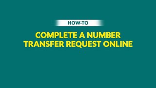 How to complete a number transfer request online with Fido screenshot 4