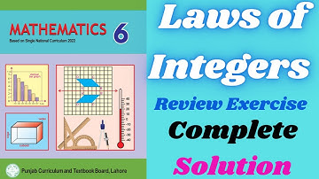 Review Exercise 3 || Laws of Integers || Class 6 new mathematics book 2023 || Chapter 3 SNC 2022