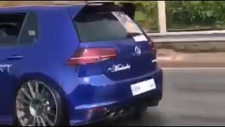 Golf gti sound taking fire