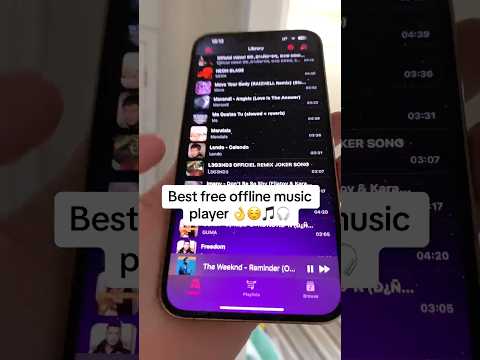Best Free Offline Music Player for iPhone 👌☺️🎵🎧