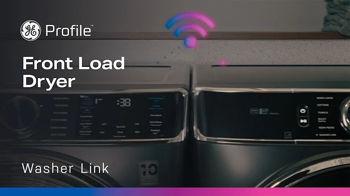 GE Profile Dryer with Washer Link