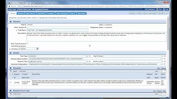 Closing or re-opening a completed work task in Tririga