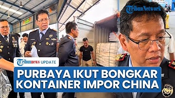 Momen Menkeu Purbaya Sidak Bea Cukai Tanjung Priok, Ikut Bongkar Kontainer Barang Impor Asal China
