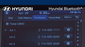 Making A Call Using the Display Audio System | Hyundai Bluetooth® | Hyundai
