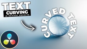 How To Add CURVED TEXT In Davinci Resolve