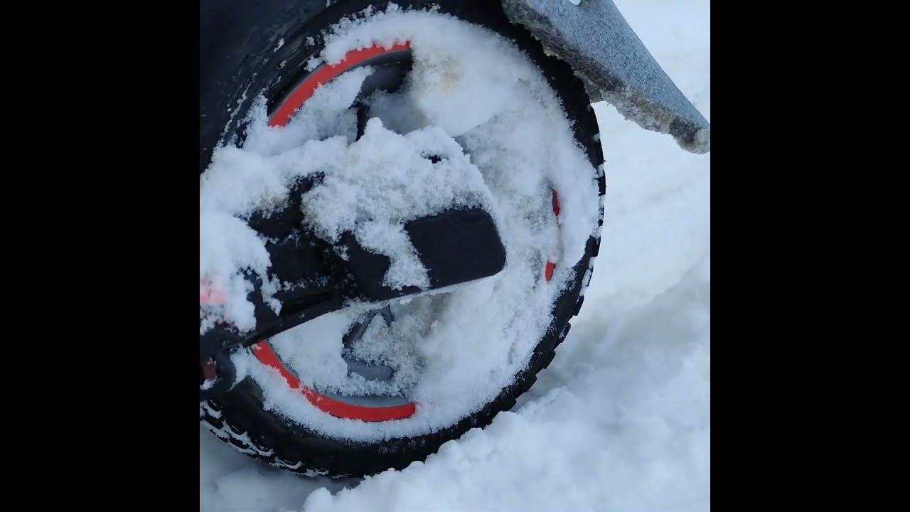 Электросамокат зимой 350W. Боль и страдания shots #shots - YouTube