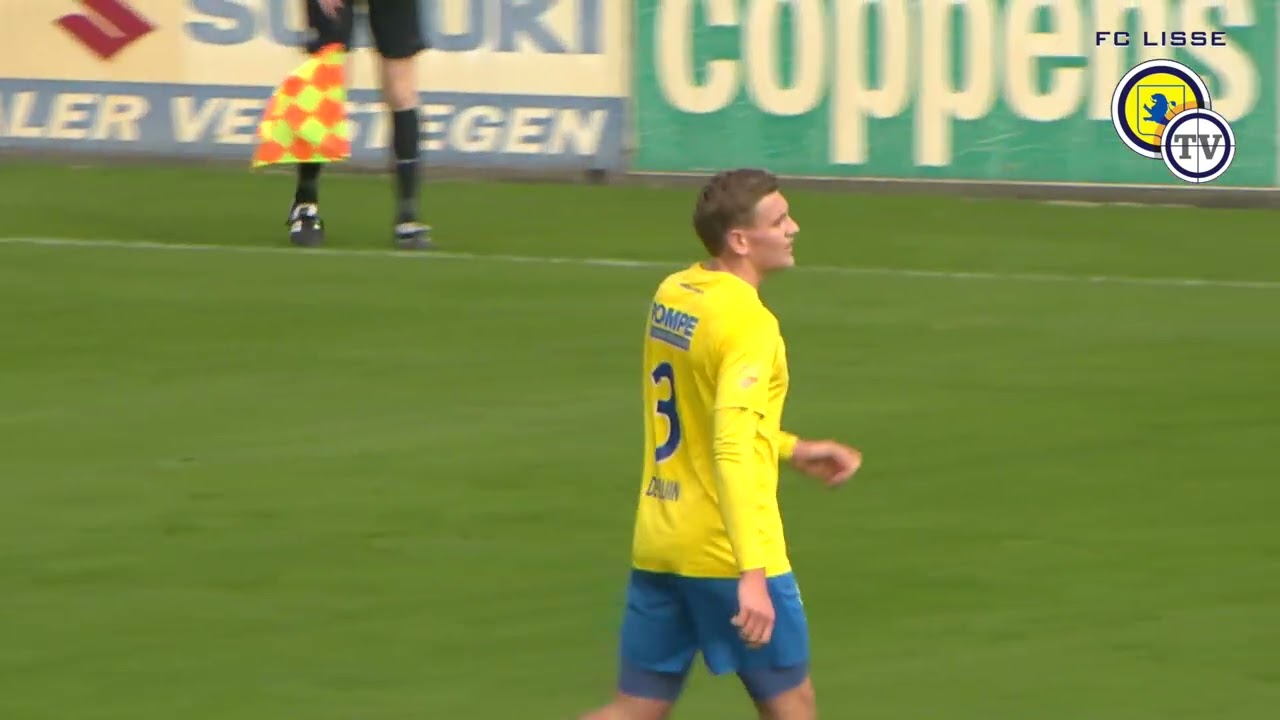 Samenvatting van de wedstrijd UDI'19 - FC Lisse 1-4