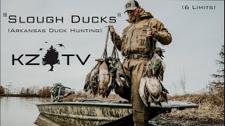 Arkansas Slough Ducks!! (COVERED UP IN BIRDS) K Zone TV: 'Slough Ducks'