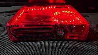 Xbox 360 - Phenom Mod Pink/Red Clear Case - RGH3 - 16TB - Red Leds - Sonus Sounds
