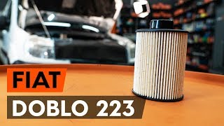 Cum schimb Filtru combustibil FIAT DOBLO Cargo (223) - tutoriale video