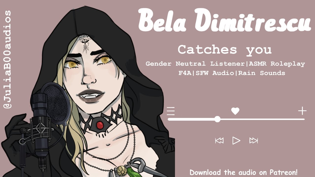 ASMR | F4A | Bela Dimitrescu | Catches you |Rain Sounds