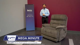 Mega Motion | Mega Minute | MM-5640: 400-lb. Weight Capacity, Luxurious Features
