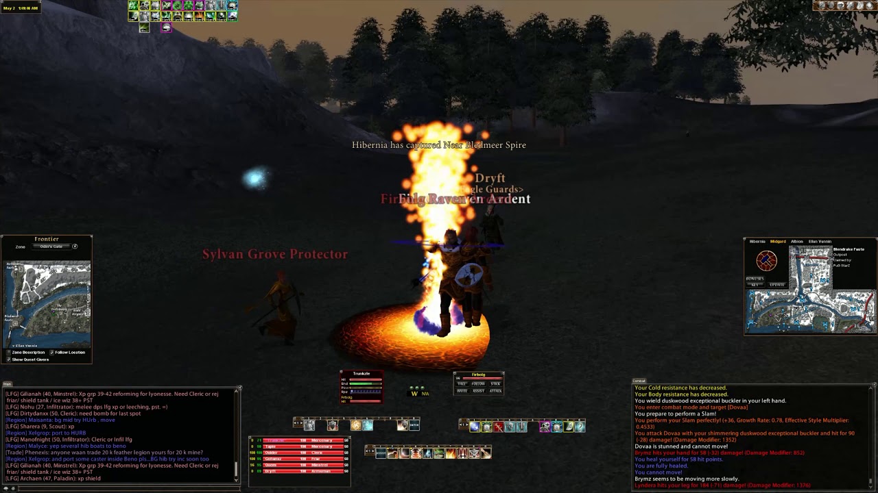 Daoc Phoenix 6man melee merc YouTube