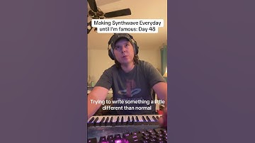 Making Synthwave Everyday until I’m famous: Day 48 #synthwave #synthpop #indiedance