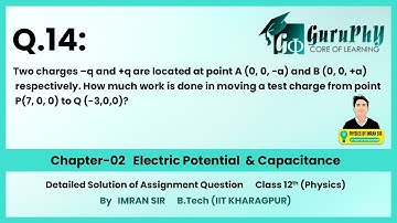 Ch02Q14 (Electric Potential & Capacitance) Assignment Solutions