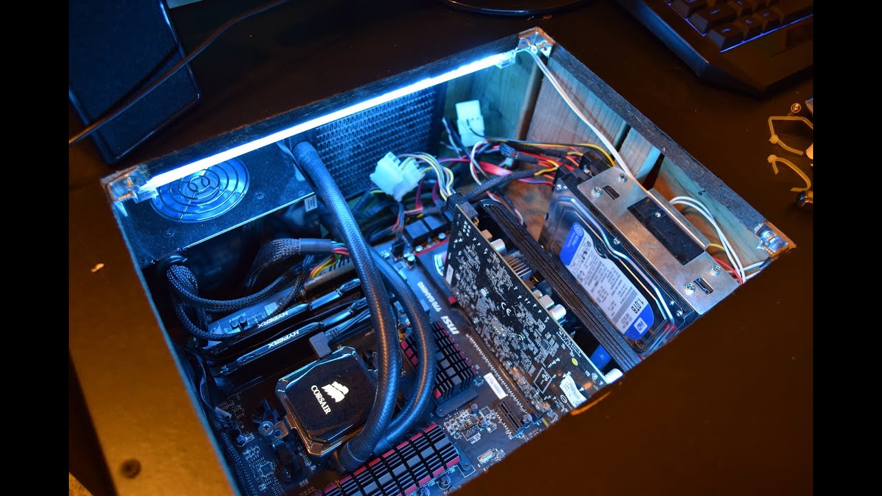Cold Cathode Light Installation In Desk Pc Lights You