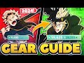 Complete gear guide for new players 2024 update  black clover mobile